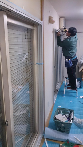 【熊谷小島店】熊谷市の積水ハウス２階掃き出し窓断熱内窓工事